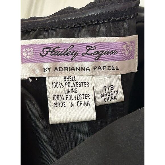 Hailey Logan by Adrianna Papel Mini Dress Hot Pink/black/silver  Size 7/8 - Picture 3 of 9